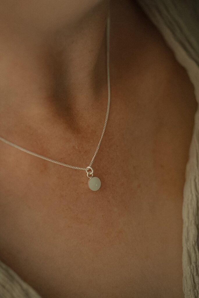 Moedermelk ketting zilver